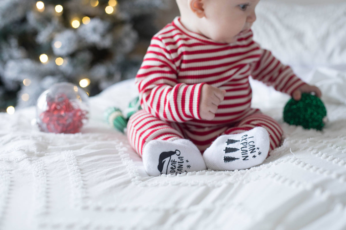 Dear Santa Baby Socks