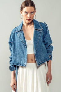 The Denim Trailblazer Trench Coat