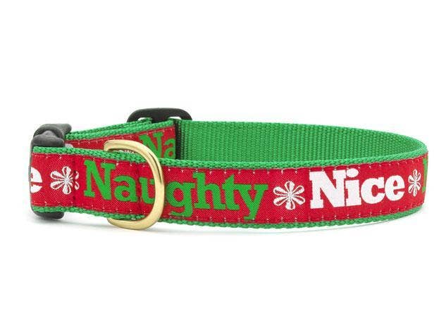 Naughty or Nice Holiday Dog Collar