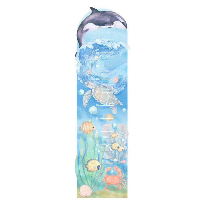 Underwater World Wall Sticker & Kid’s Growth Chart (cm)