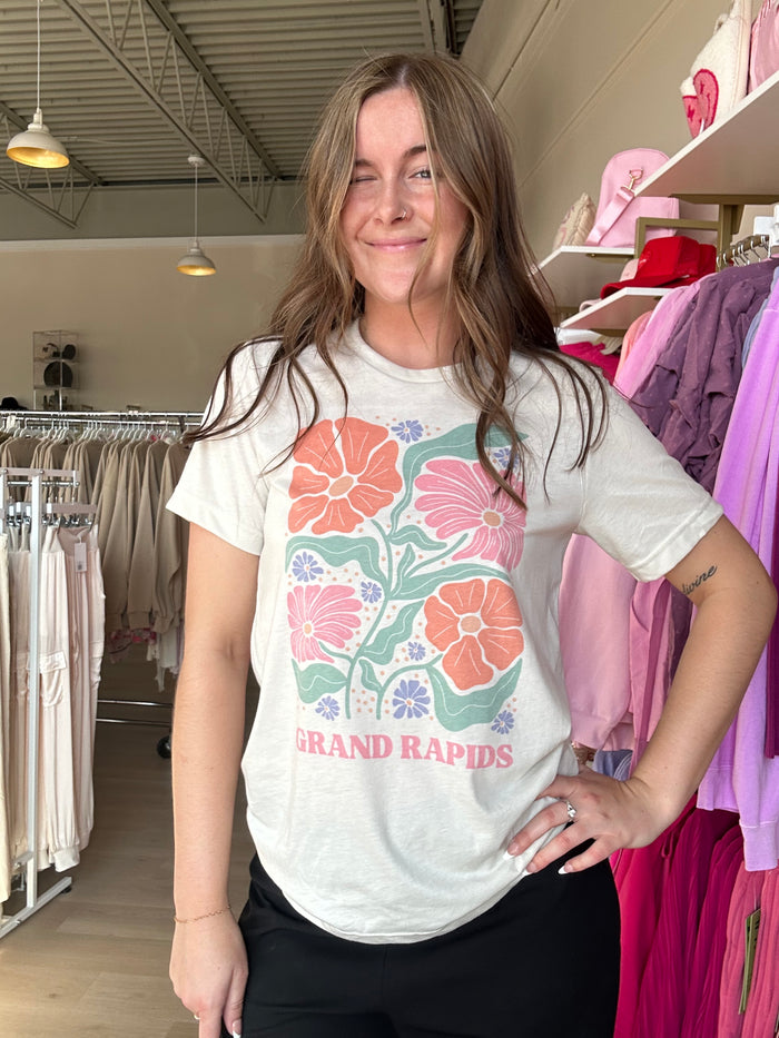 Grand Rapids Floral Graphic Tee