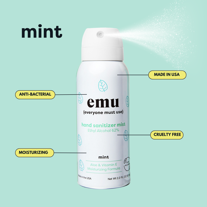 Mint Moisturizing Sanitizer Mist