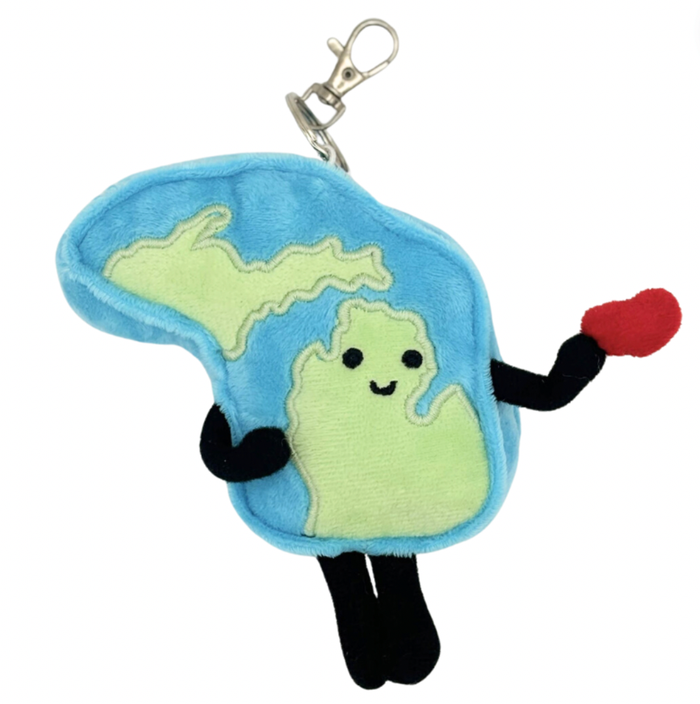 Michigan Plush Keychain