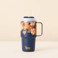 20 oz Mini On-the-Go Tumbler-Wild About You Navy