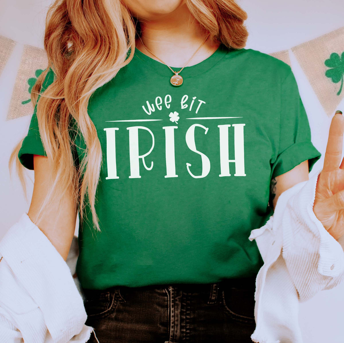 Wee Bit Irish Tee in Mint