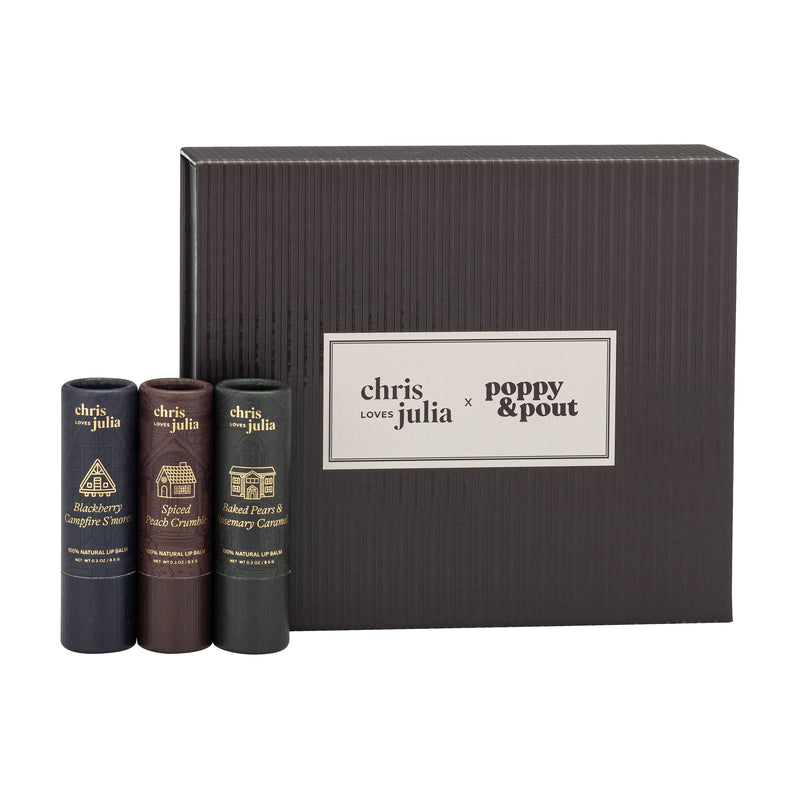 Chris Loves Julia Lip Balm Trio Gift Set