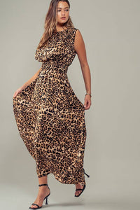 Mystical Leopard Tank Maxi Dress