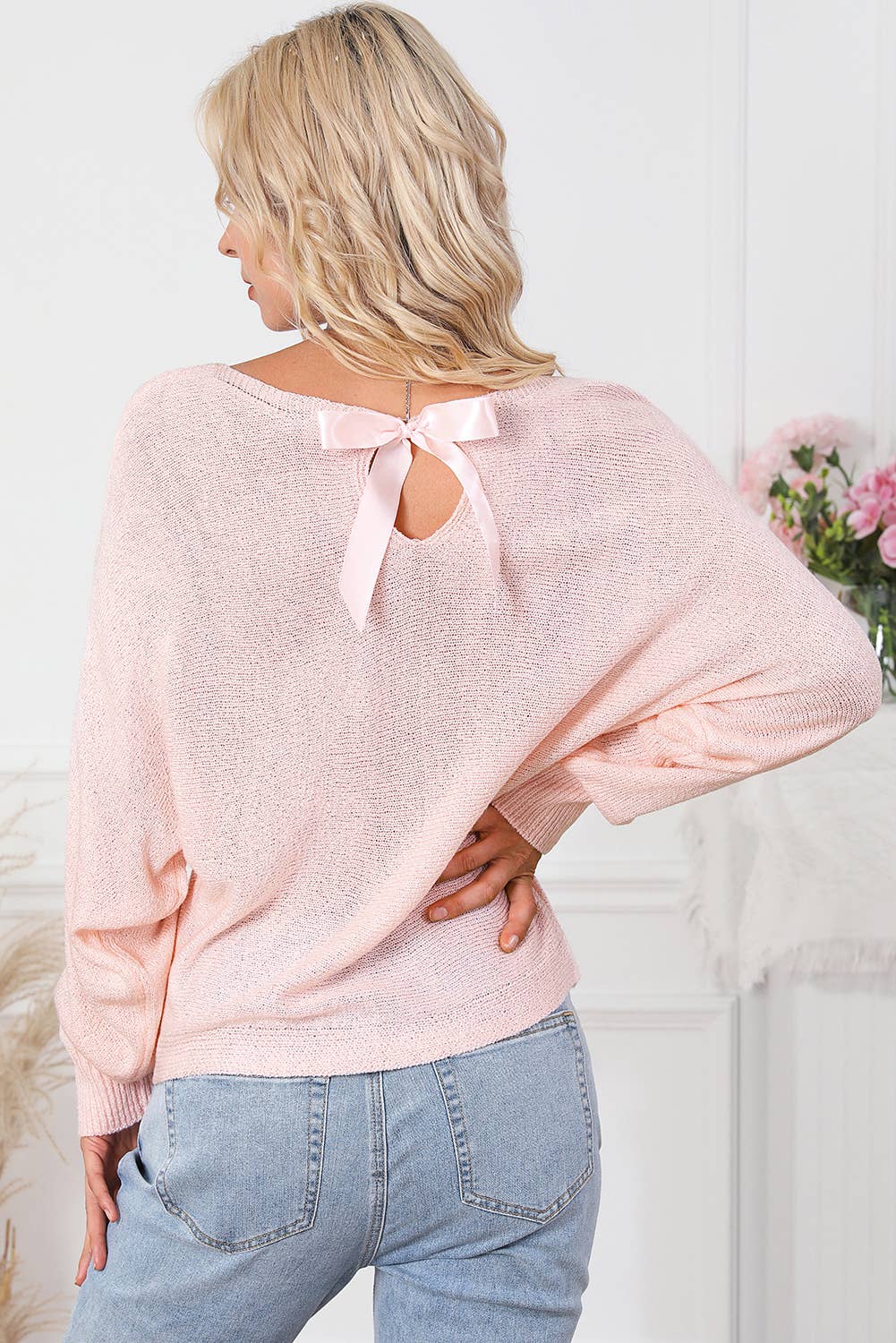 Tied with Love Dolman Sleeve Sweater