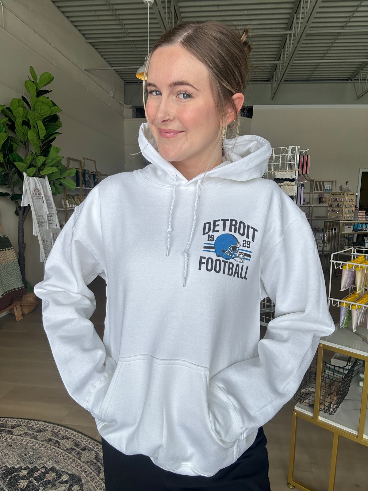 Sundays Are Better In Detroit Graphic Hoodie