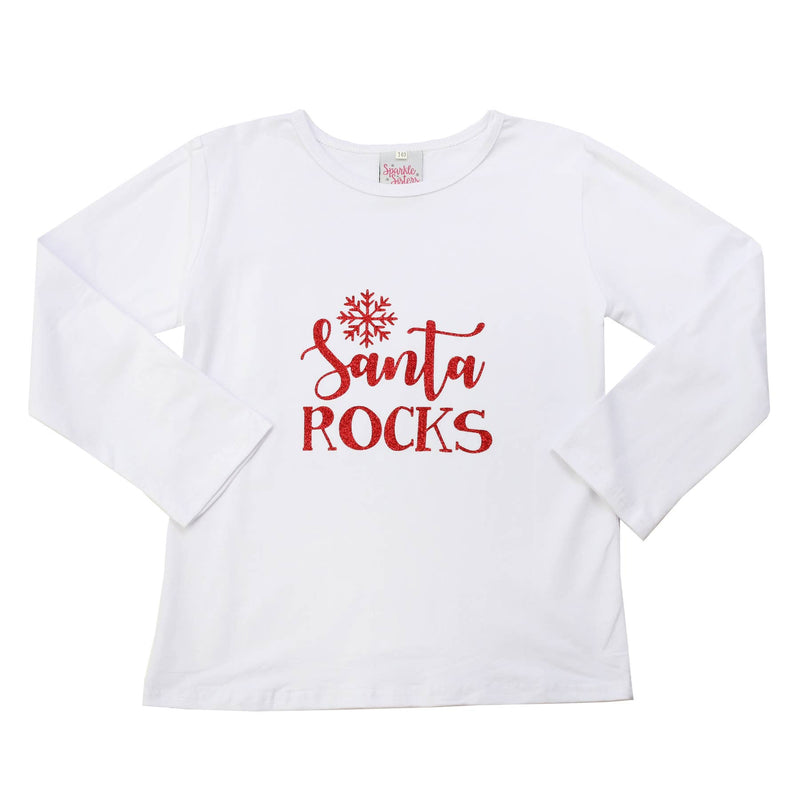 Santa Rocks Long Sleeve T-Shirt