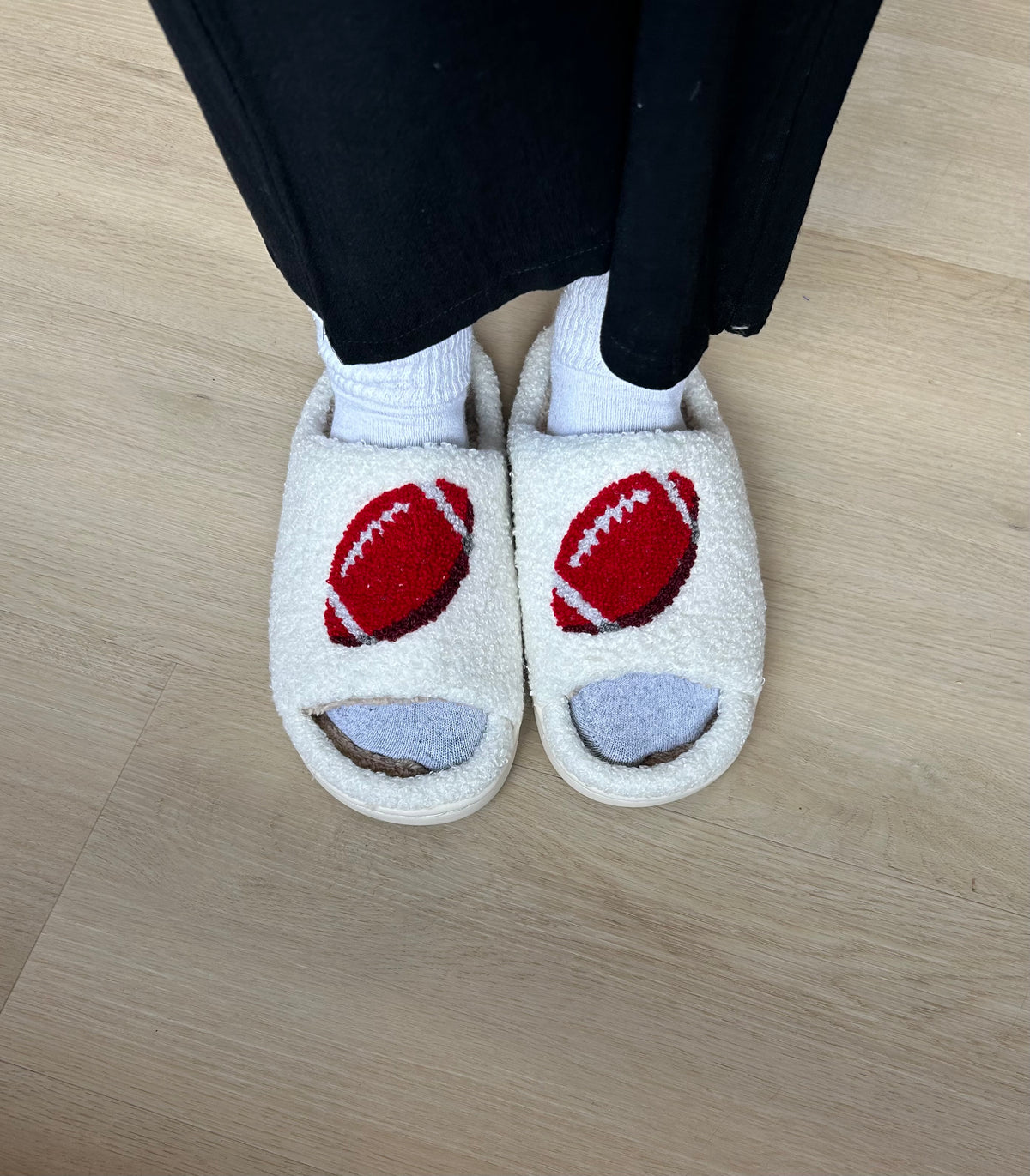 Football Open Toed Slippers