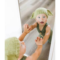 Green Alien Yoda Kid's Knit Beanie Hat