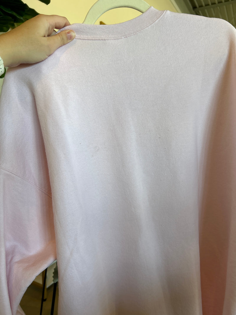 (Clearance) Champagne Crewneck in Pale Pink