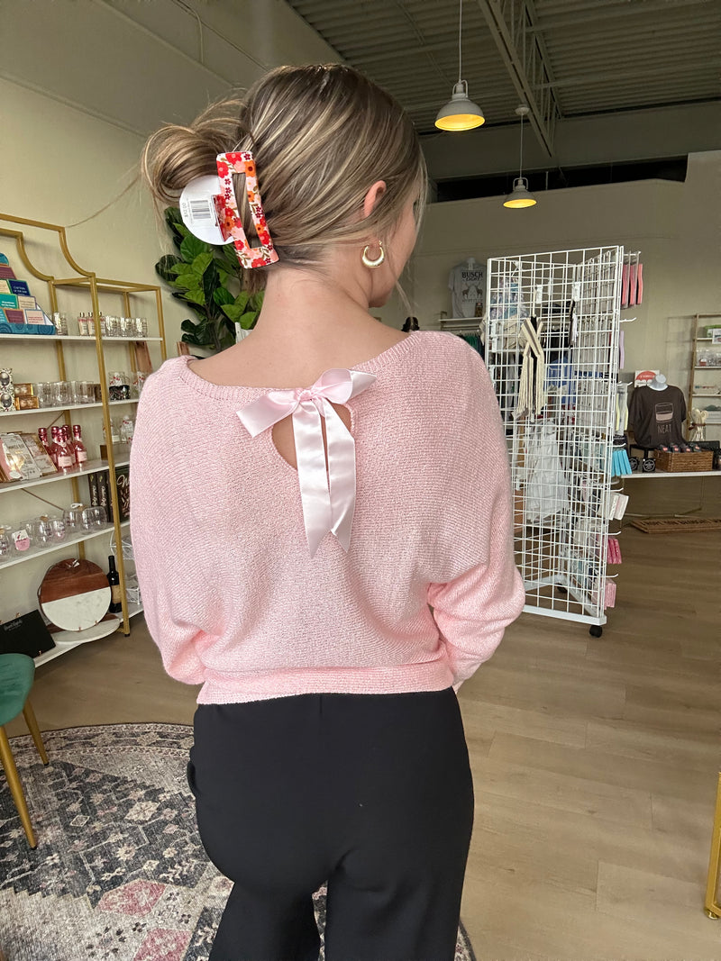 Tied with Love Dolman Sleeve Sweater