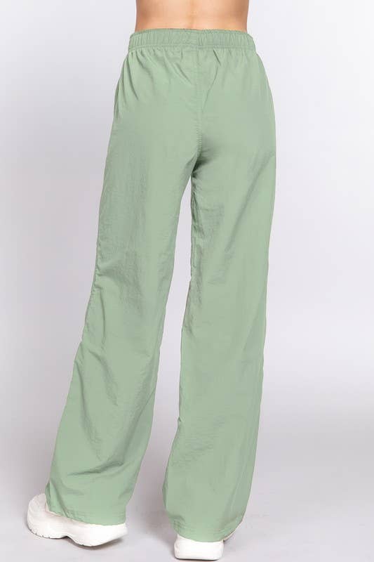 Parachute Pants in Sage