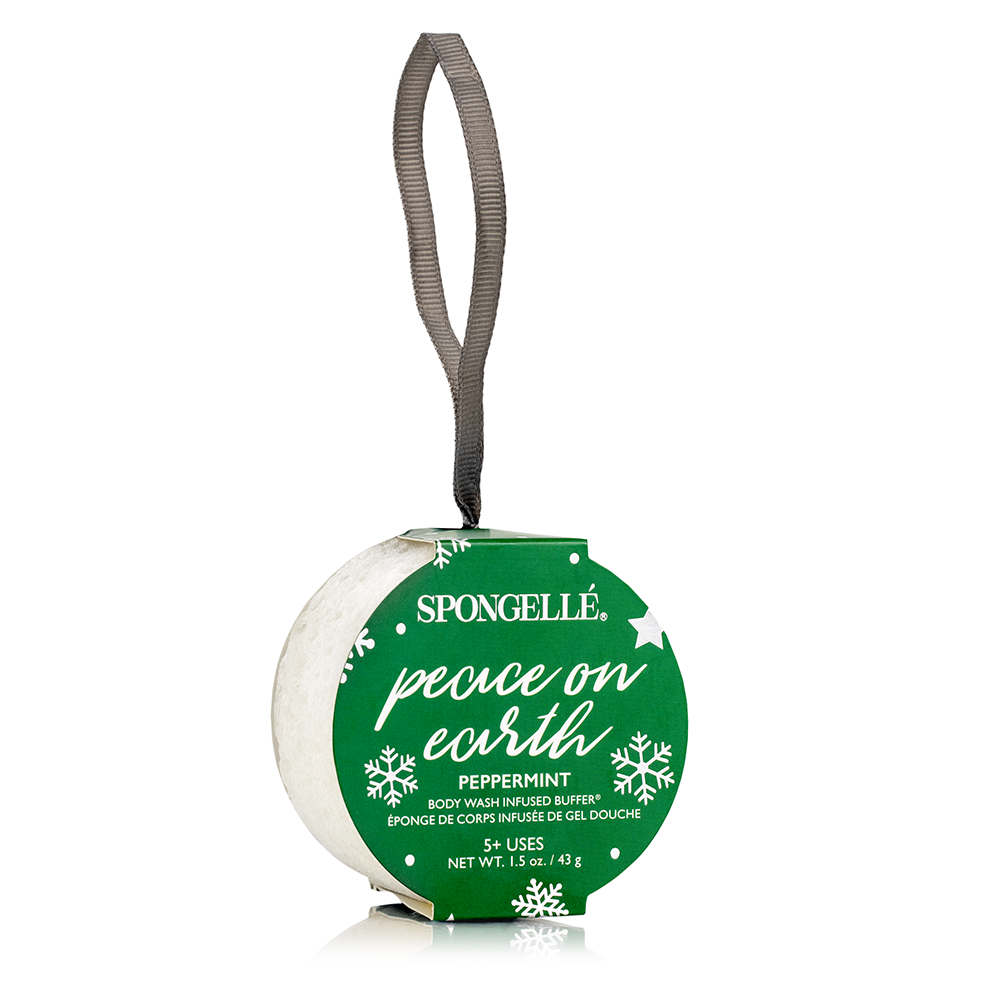 Peppermint Holiday Ornament Buffer Stocking Gift