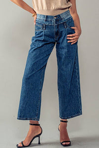 Fraytastic Waistband Cropped Jeans