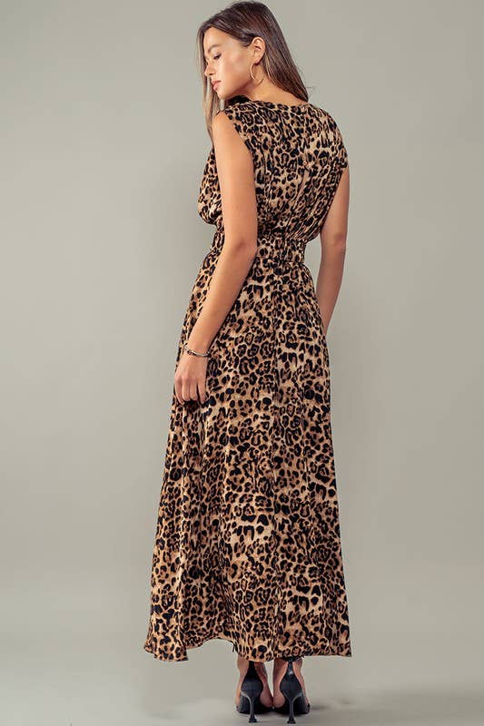 Mystical Leopard Tank Maxi Dress