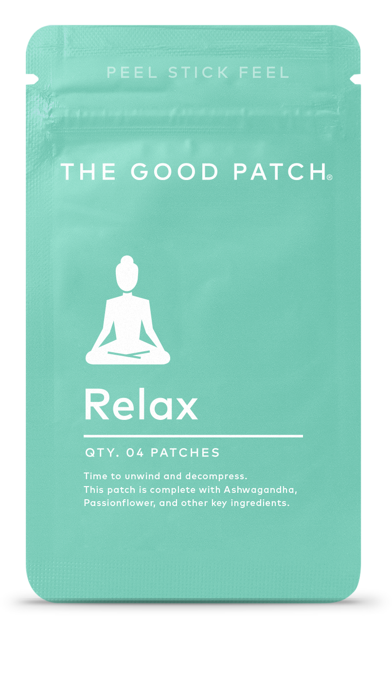 Relax Plant-Based Wellness Patch 4pk