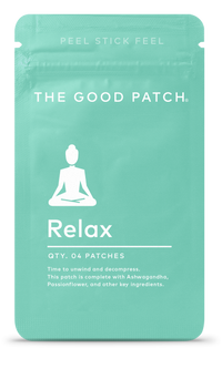 Relax Plant-Based Wellness Patch 4pk