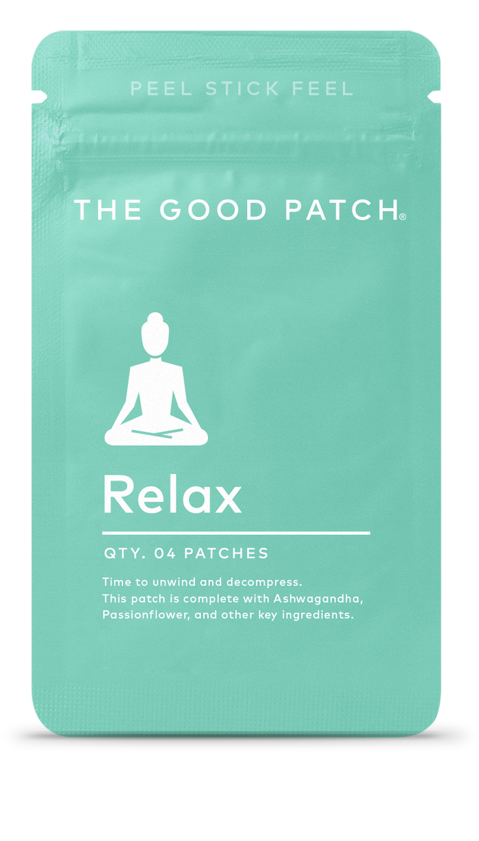 Relax Plant-Based Wellness Patch 4pk