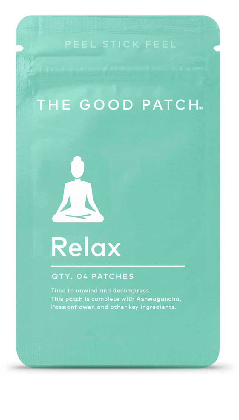 Relax Plant-Based Wellness Patch 4pk