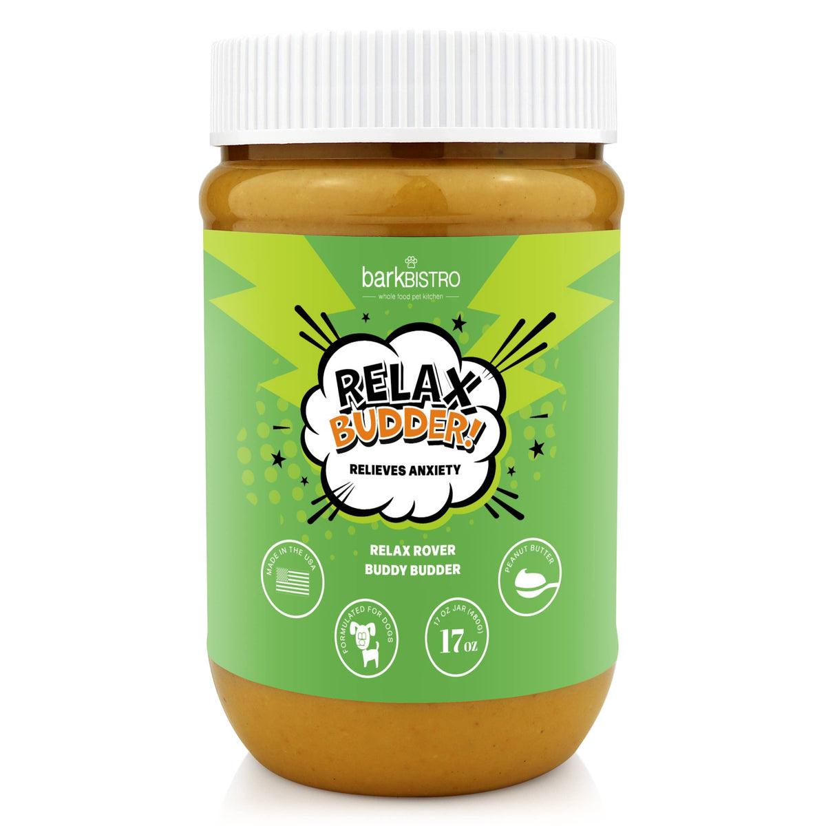 Dog Peanut Butter: Relax Rover Calming Buddy Budder