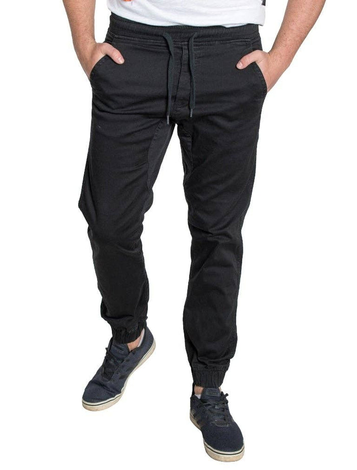 Navy Blue Jogger Twill Pants