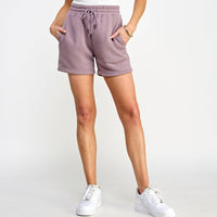 Fleece Sweat Shorts in Quail