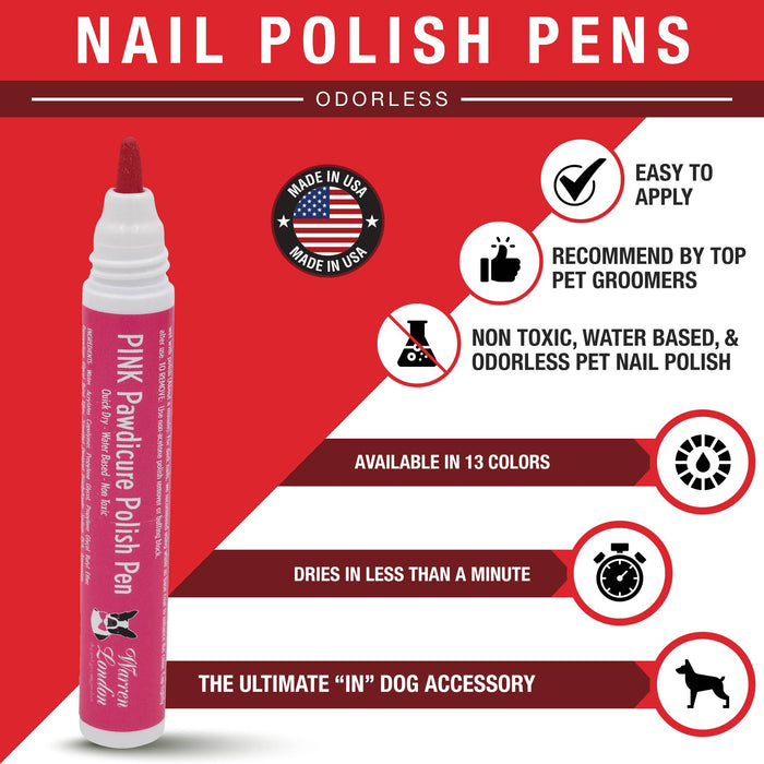 Red Pawdicure Nail Polish Pen Quick Dry