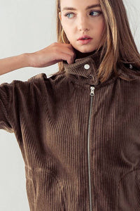 Rustic Charm Corduroy Jacket