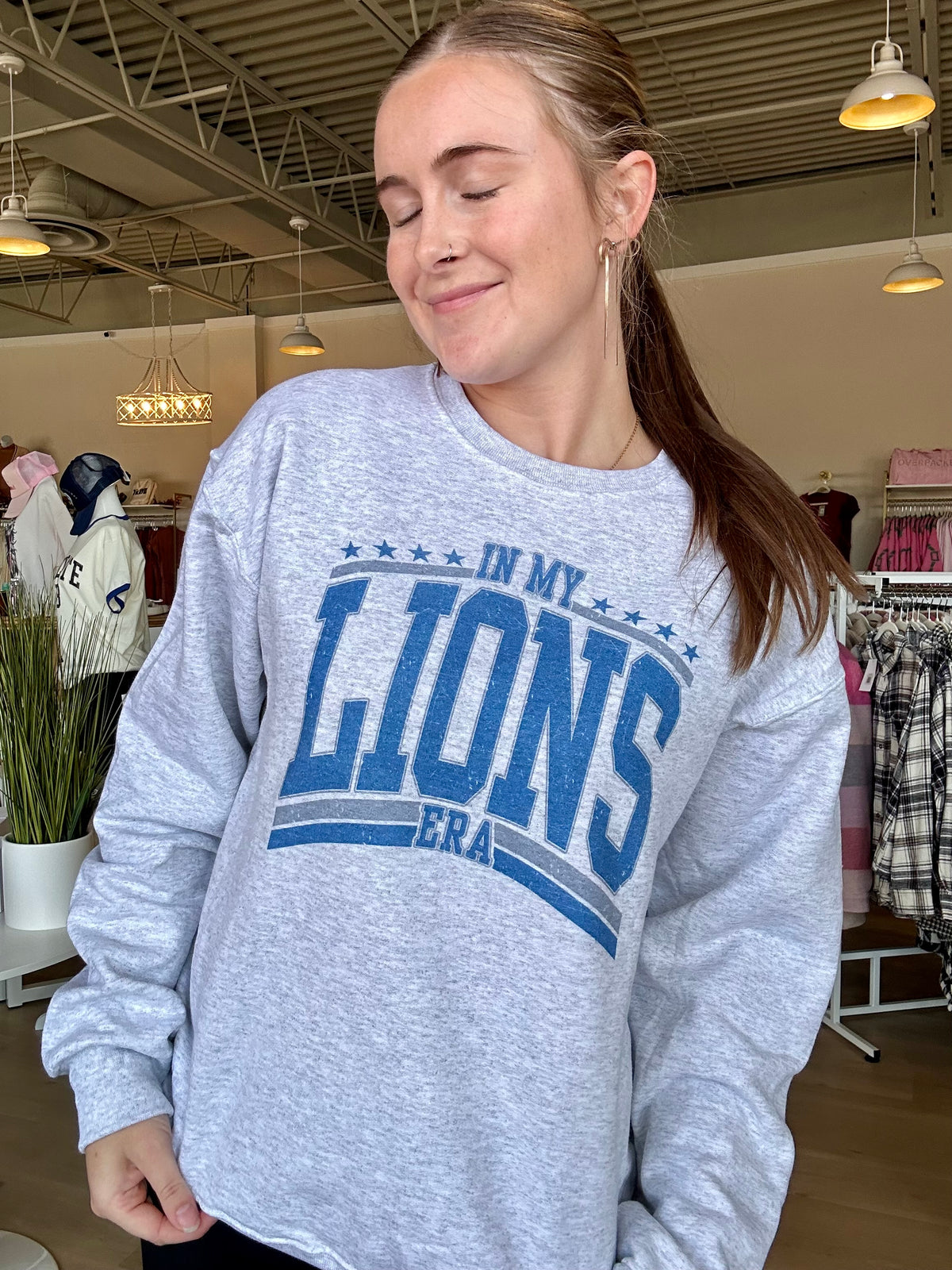 In My Lions Era NFL X Taylor Crewneck Pullover