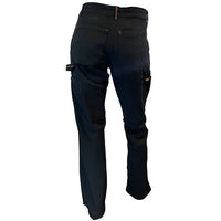 OR® Leonardo Black Men's Stretch Cotton Twill Loose-Fit Pant