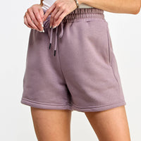 Fleece Sweat Shorts in Quail