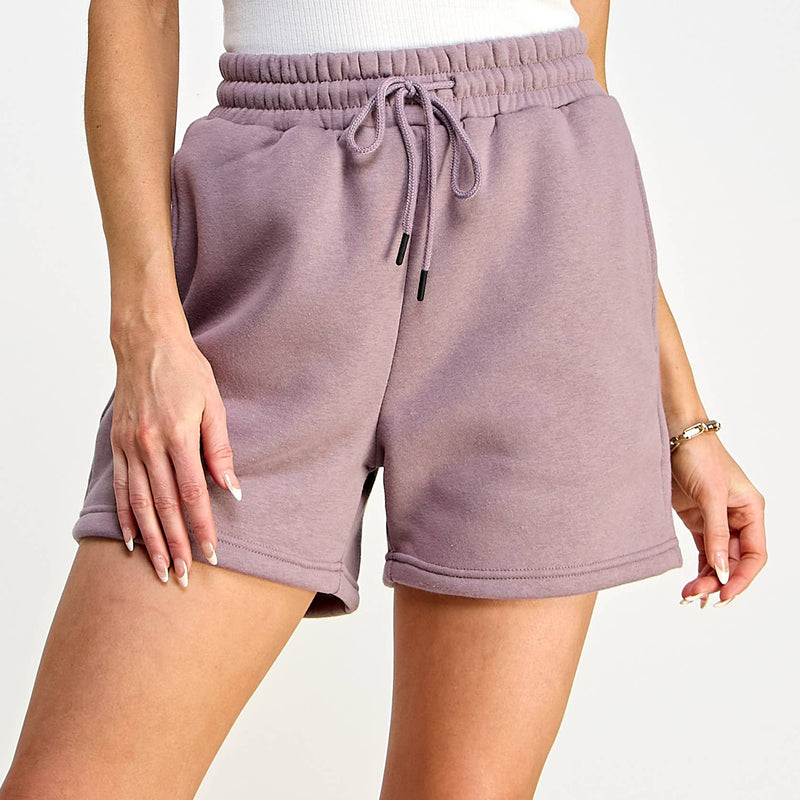 Fleece Sweat Shorts in Quail