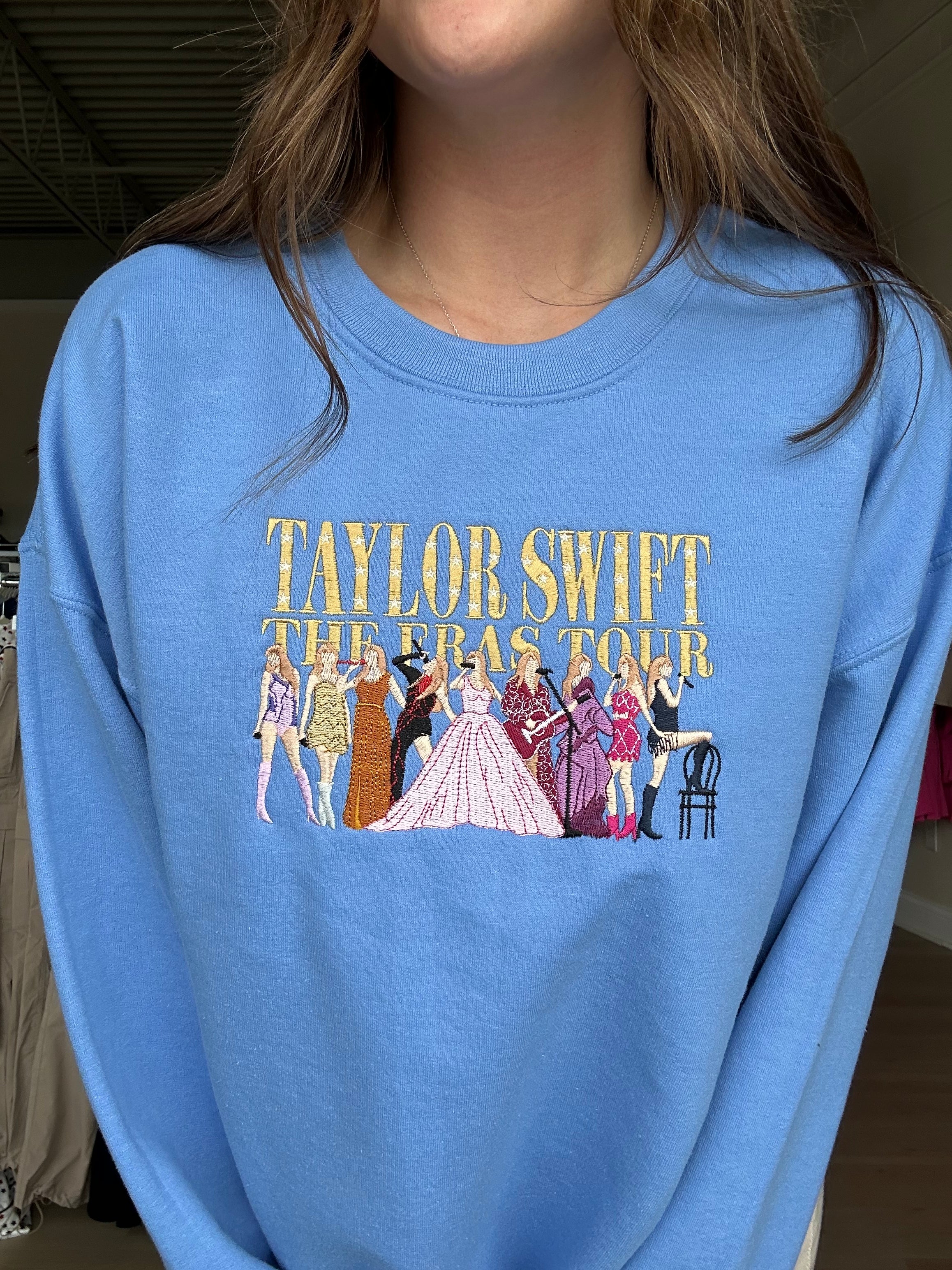 Taylor swift discount eras crewneck (up to evermore)