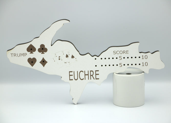 Michigan U.P. Shaped Euchre Game Board