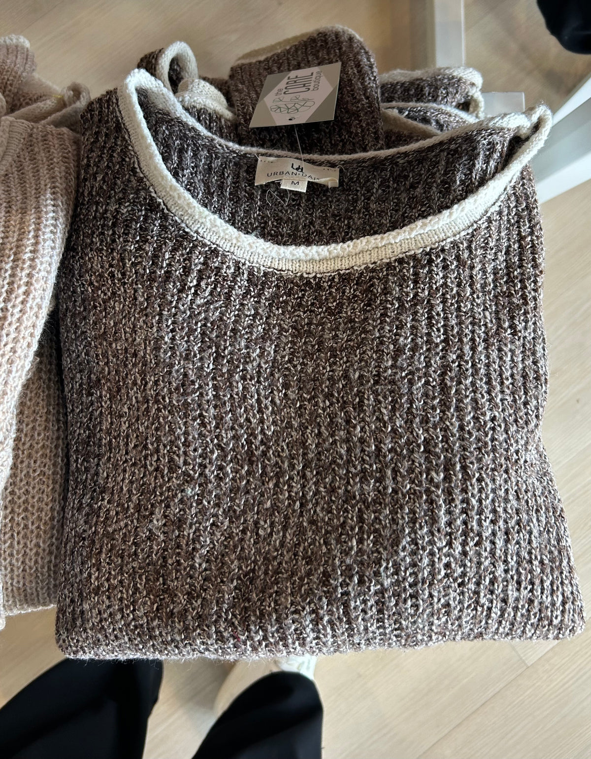 Bounded By Love Knit Sweater in Brown