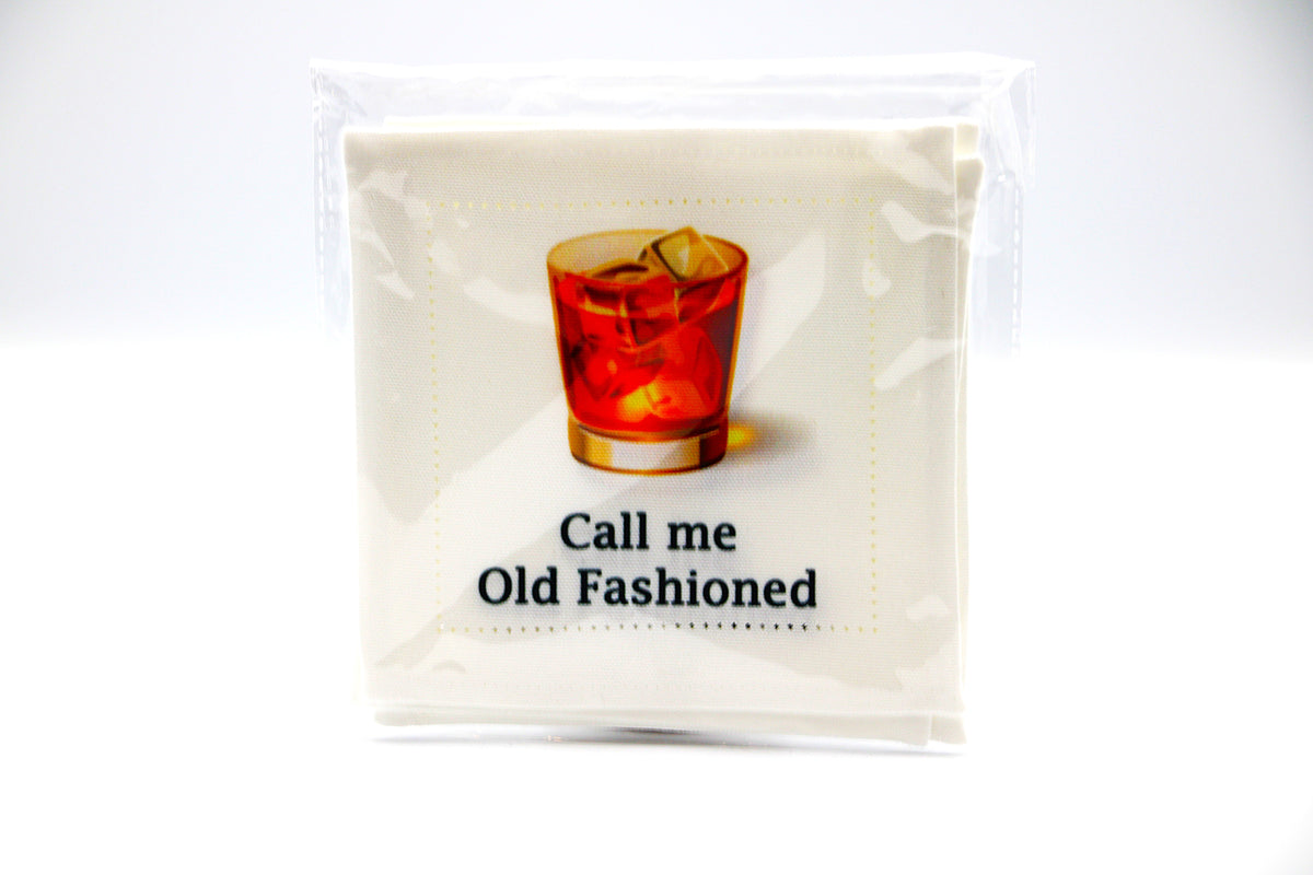 Cloth Cocktail Placemat (Set of 4) - Call Me Old Fashioned