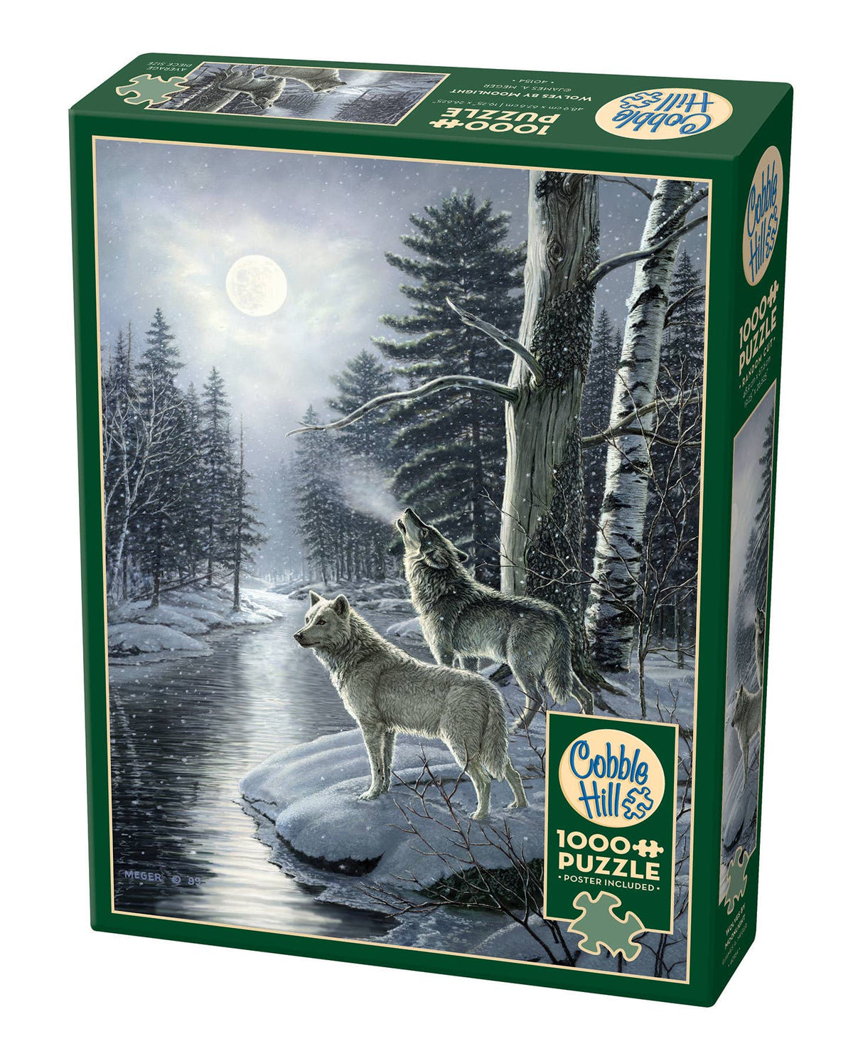 Wolves by Moonlight 1000pc puzzle