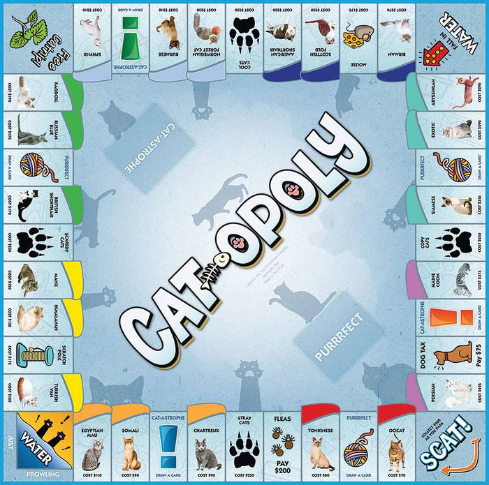 Cat-Opoly Board Game