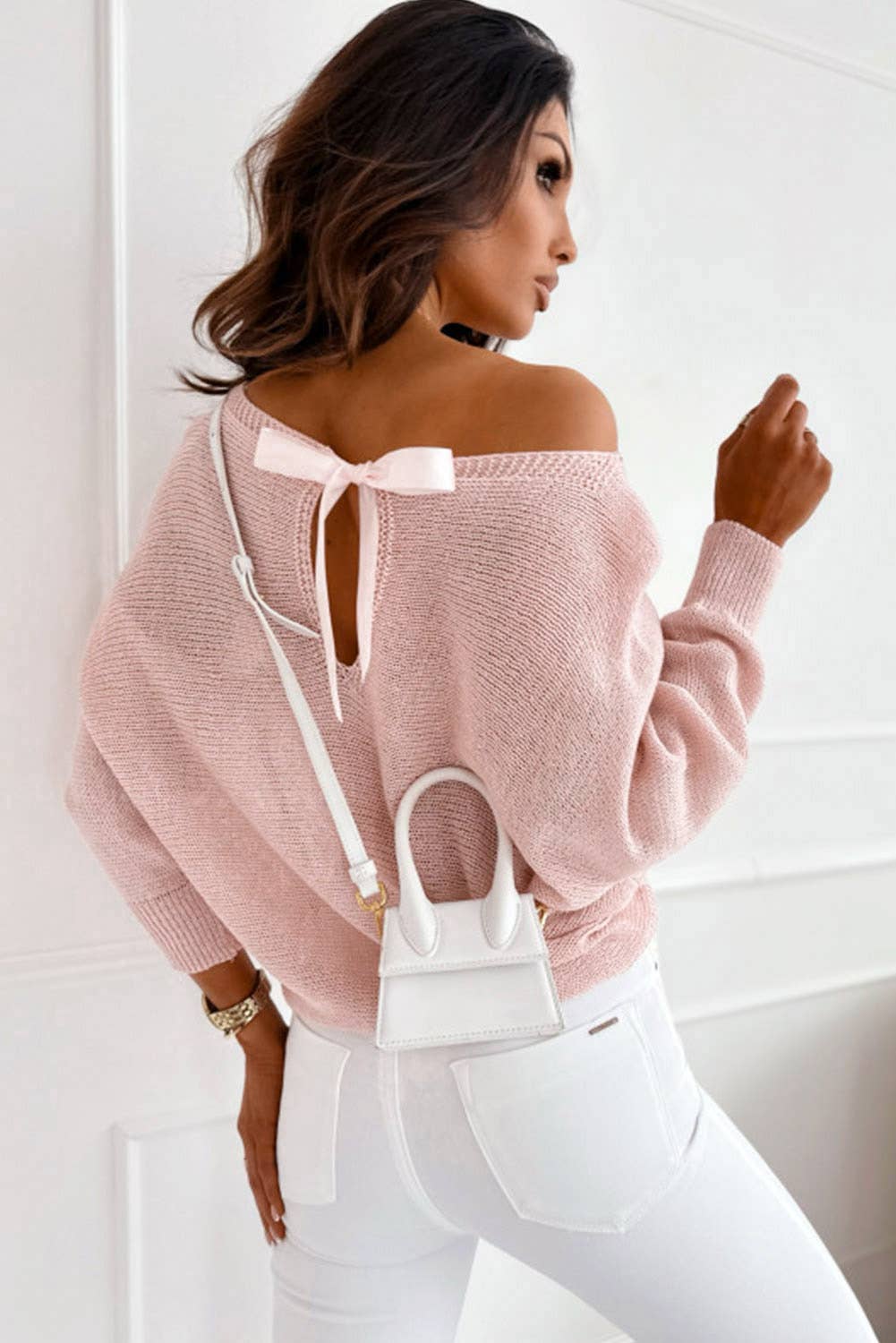 Tied with Love Dolman Sleeve Sweater