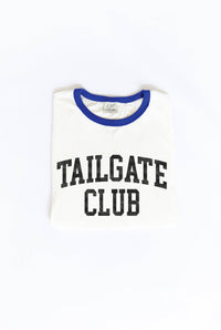 Tailgate Club Ringer Graphic T-Shirt In Royal