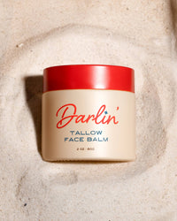 Tallow Face Balm: Natural Blue Tansy Skincare Moisturizer