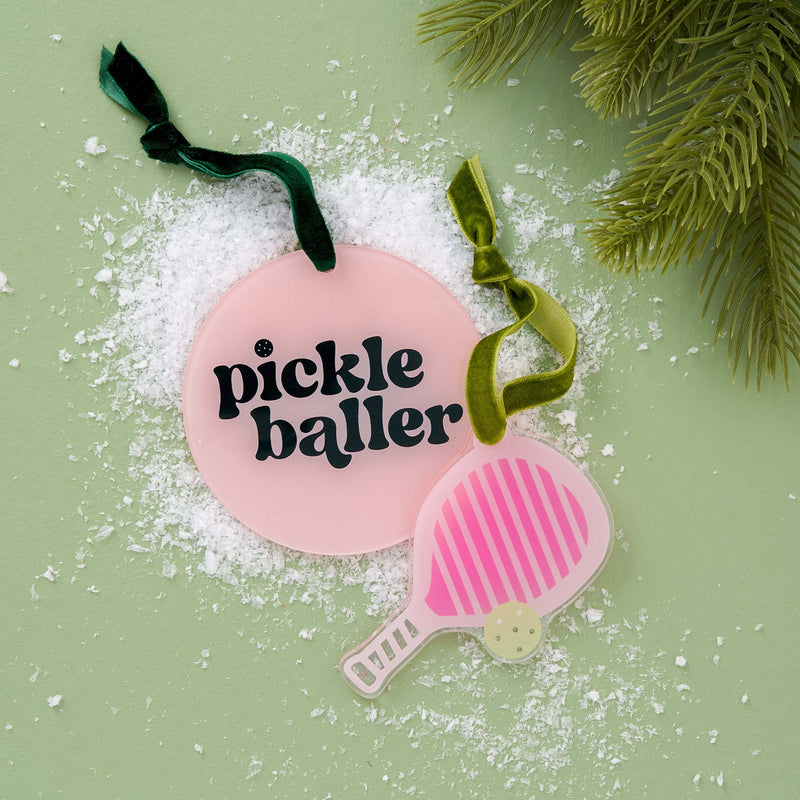 Pickleballer Tree Ornament