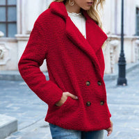 Sherpa Cardigan With Loose Lapels