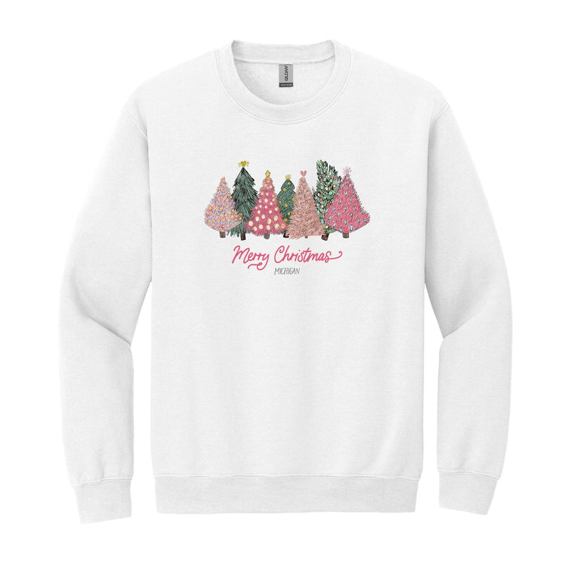 Pink Pines of Michigan Holiday Sweatshirt