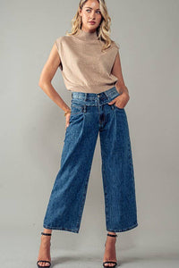 Fraytastic Waistband Cropped Jeans