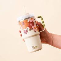 20 oz Mini On-the-Go Tumbler-Wild About You Cream