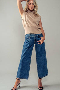 Fraytastic Waistband Cropped Jeans